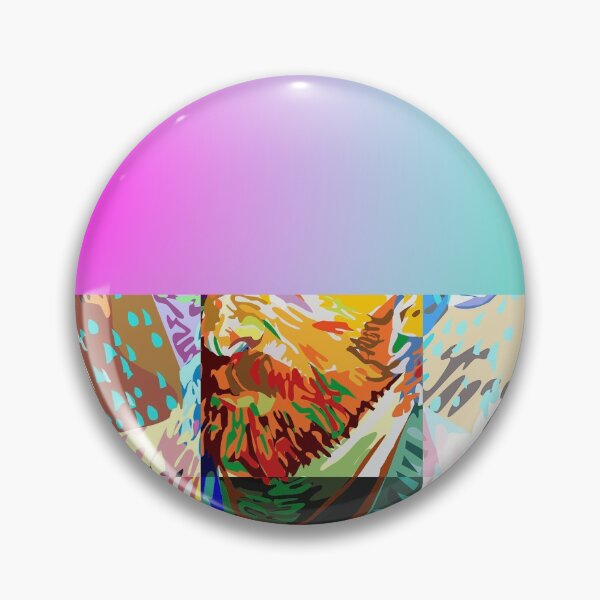 Aperçu de l'œuvre Van Gogh Self Portrait, Miami Vice Colours créée et vendue par j1985.