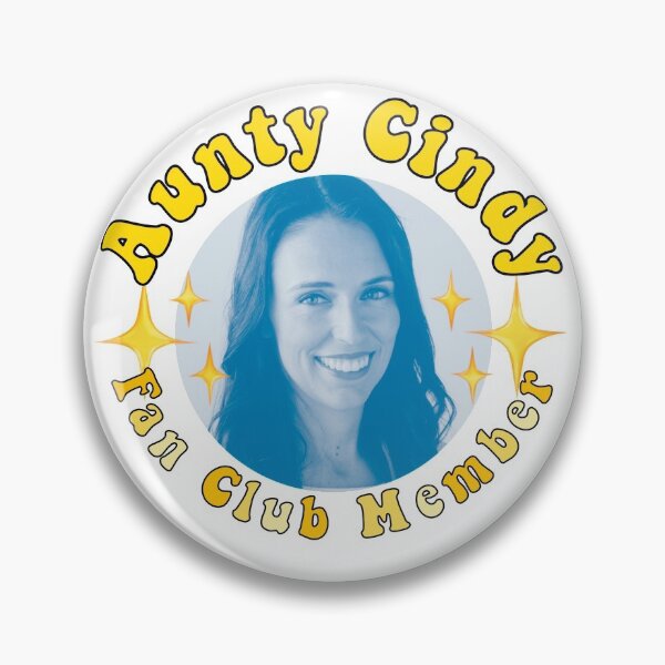 Item preview, Jacinda “Aunty Cindy” Ardern in yellow designed and sold by bellaraven.