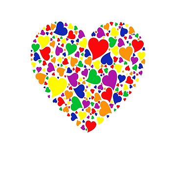 Artwork thumbnail, Rainbow Heart by chuckirina