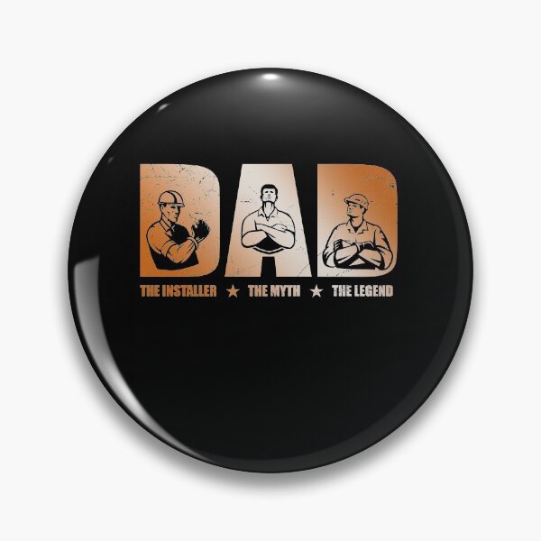 Item preview, Dad Installer -  The Installer The Myth The Legend Quote Design designed and sold by tantann.