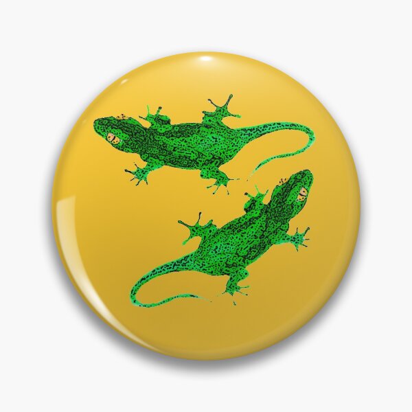 Item preview, 2 green geckos designed and sold by CuteCartoon.