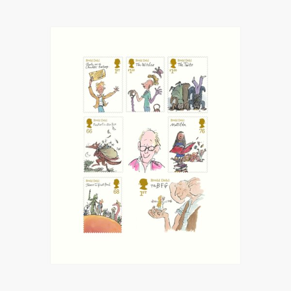 Roald Dahl Miss Honey And Matilda Drawing  Art Print for Sale by  OliviaLprints