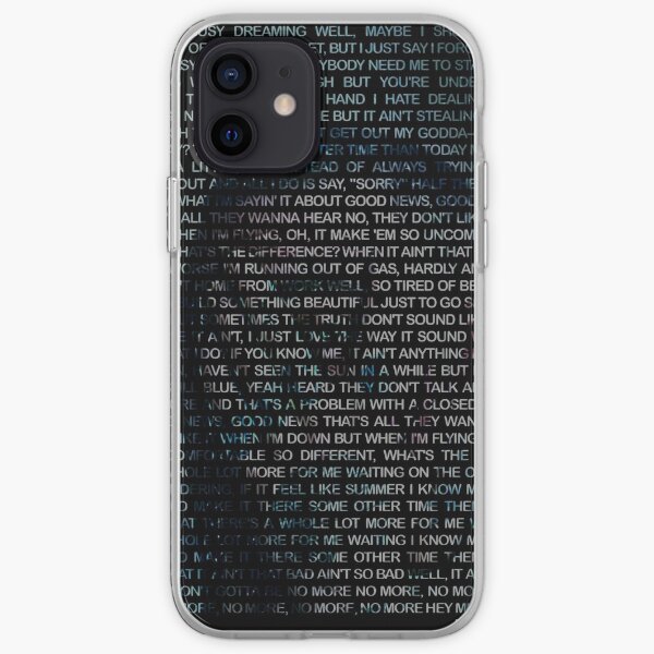 Mac Miller Good News Lyrics iPhone Soft Case