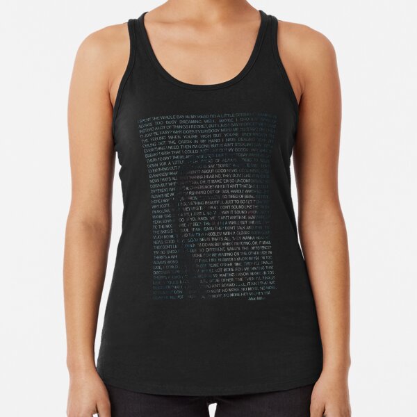 Mac Miller Good News Lyrics Racerback Tank Top