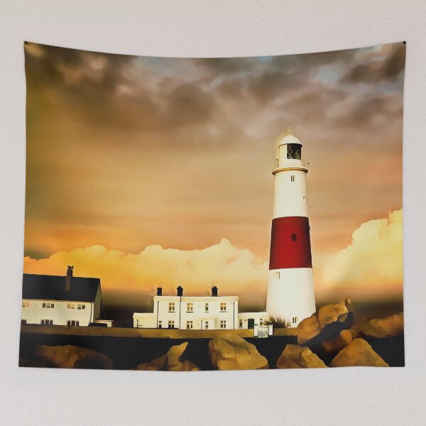 Item preview, Portland Bill Lighthouse (Painting) designed and sold by cmphotographs.