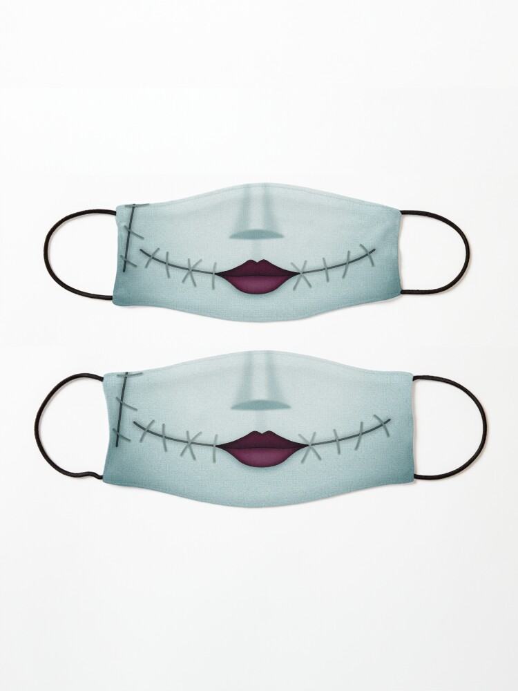 Alternate view of Sally Stitched Smile  Mask