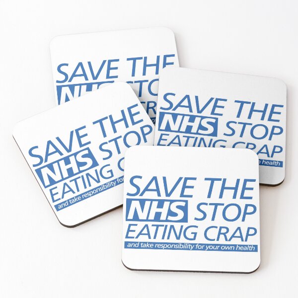 Item preview, SAVE THE NHS STOP EATING CRAP designed and sold by axelle1410.