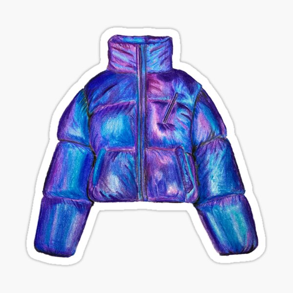 Puffer Jacket Stickers for Sale