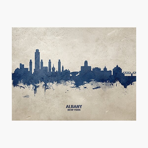Item preview, Albany New York Skyline designed and sold by MICHAEL TOMPSETT.