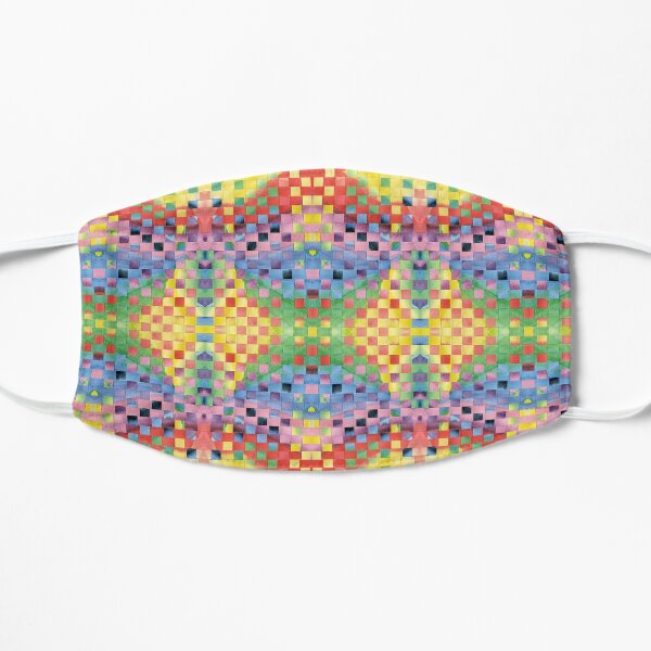 Woven Rainbow Flat Mask