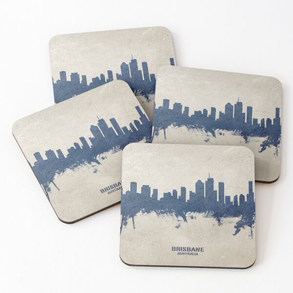 Artikelvorschau, Brisbane Australia Skyline entworfen und verkauft von ArtPrints.