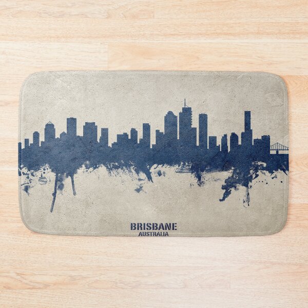 Item preview, Brisbane Australia Skyline designed and sold by ArtPrints.