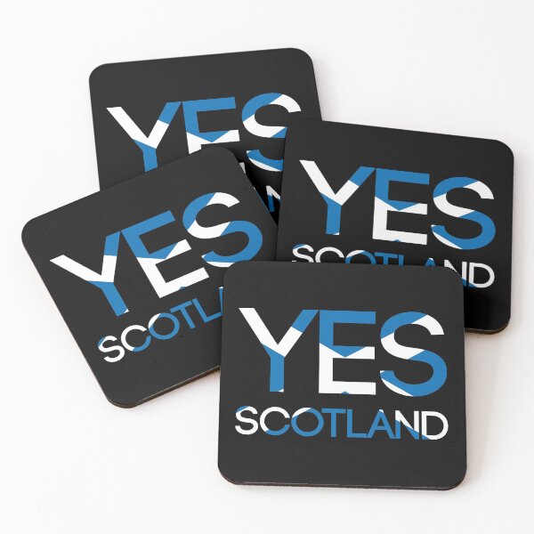 Item preview, YES SCOTLAND, Scottish Independence Saltire Flag Text Slogan designed and sold by MacPean.