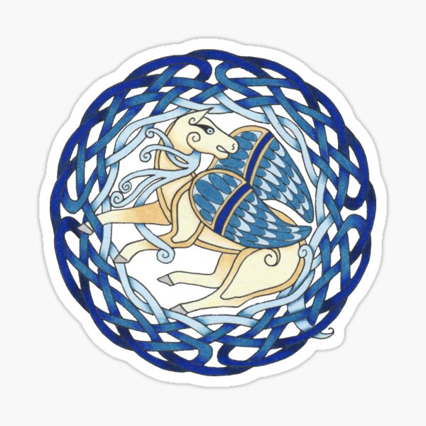 Celtic Pegasus Sticker