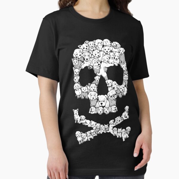 Artikel-Vorschau von  du denkst du bist cool?! Sie bellen das falsche T-Shirt an, wenn Sie denken, Ihr Hemd ist besser als meins. Ich habe einen Schädel an meinem T-Shirt, das ganz aus Welpen besteht! Ich bin super toll., designt und verkauft von harebrained.