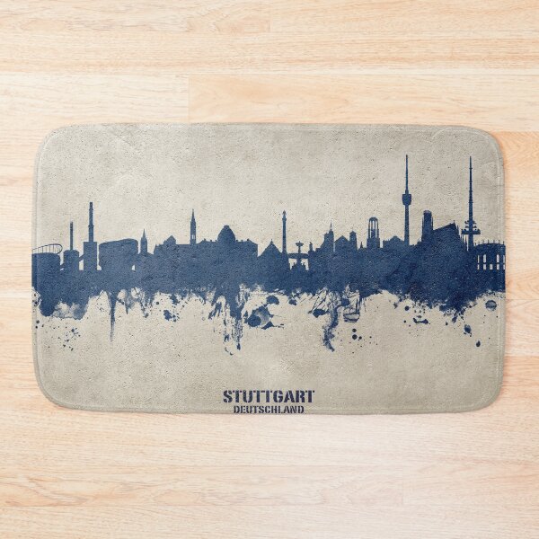 Item preview, Stuttgart Germany Skyline designed and sold by ArtPrints.