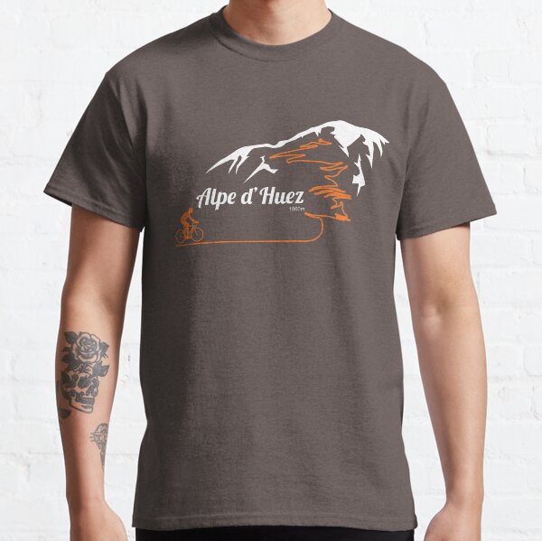 Alpe d'Huez Cycling Print Classic T-Shirt