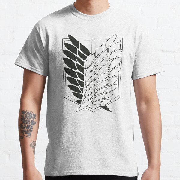 Attack on Titan: Wings Of Freedom Logo (Dark) Classic T-Shirt