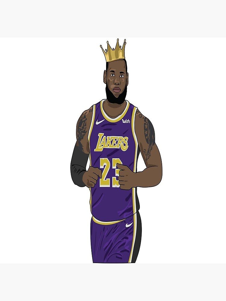 LeBron James Jersey | Art Board Print