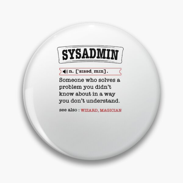 Item preview, sysadmin Definition designed and sold by WeeTee.