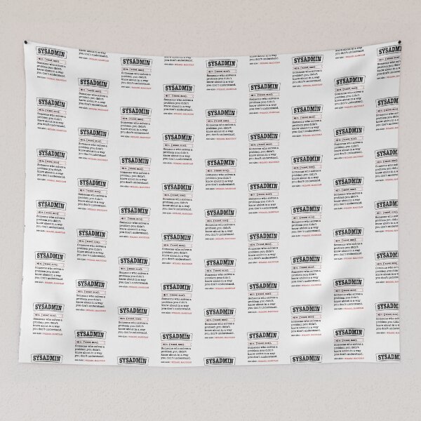 Item preview, sysadmin Definition designed and sold by WeeTee.