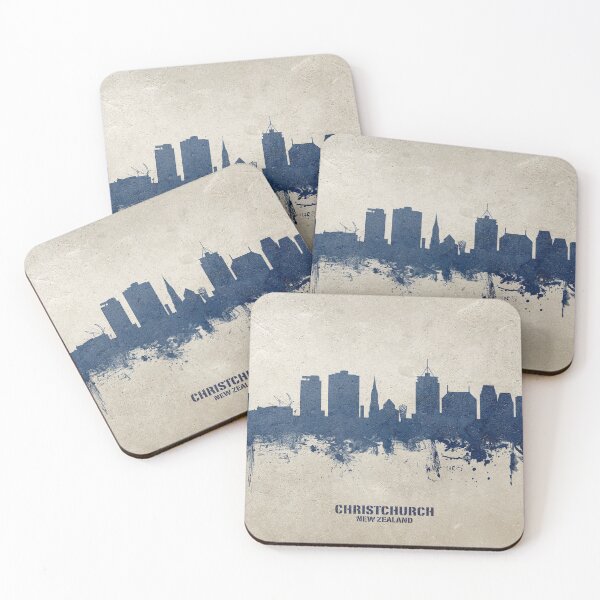 Item preview, Christchurch New Zealand Skyline designed and sold by ArtPrints.