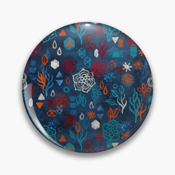 Item preview, Earth, Water, Fire, Air - a watercolor pattern designed and sold by micklyn.