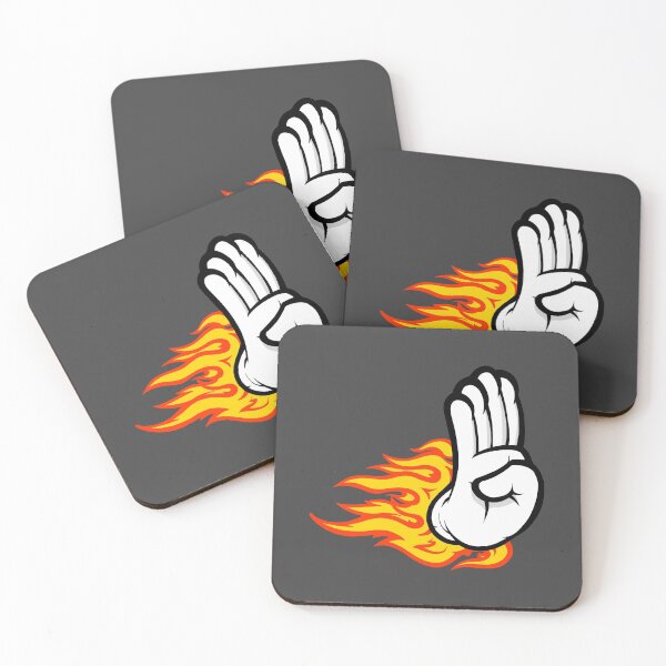 Item preview, The Flaming Palm designed and sold by papa-gede.