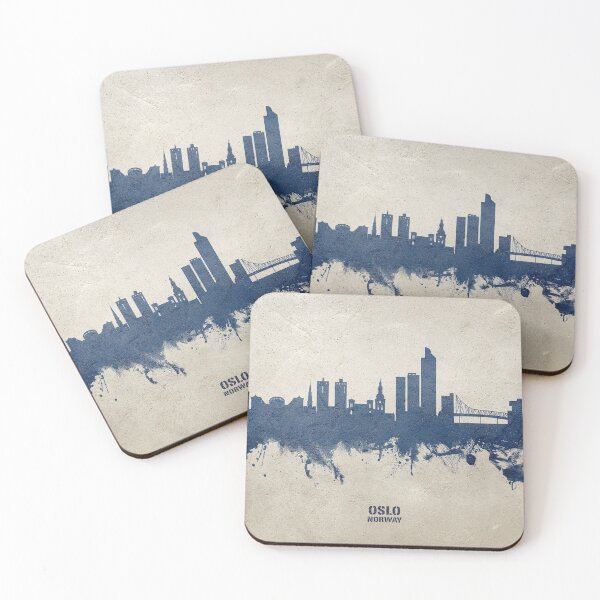 Item preview, Oslo Norway Skyline designed and sold by ArtPrints.