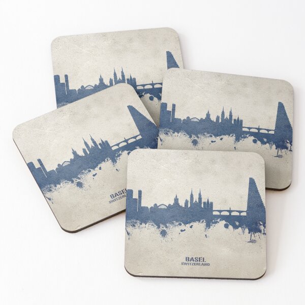 Item preview, Basel Switzerland Skyline designed and sold by ArtPrints.