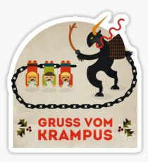 Gruss vom Krampus Sticker