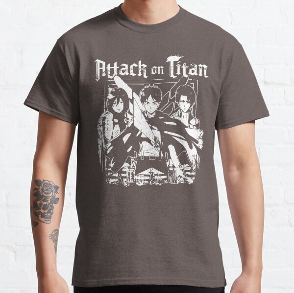 Ataque a las crestas del trío titán Camiseta clásica