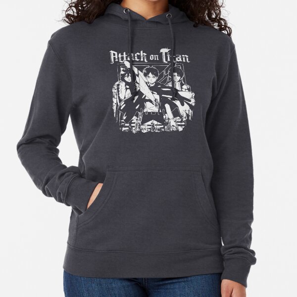 Attack on Titan Trio Crests Lightweight Hoodie