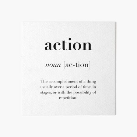 Action Definition Gold