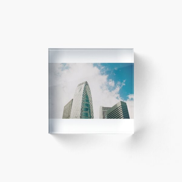 Cocoon Tower Tokyo Acrylic Block