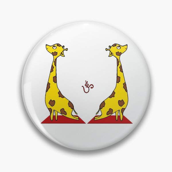 Item preview, Giraffes Practicing Yoga designed and sold by panimagine.