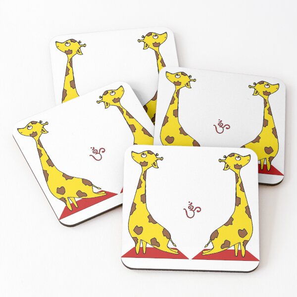 Item preview, Giraffes Practicing Yoga designed and sold by panimagine.