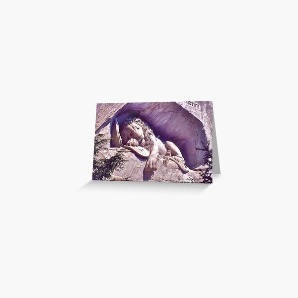 The Lion of Lucerne Greeting Card