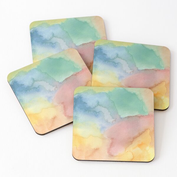 Item preview, Hand-Painted Multicoloured Marble Watercolour designed and sold by Becca Simone.