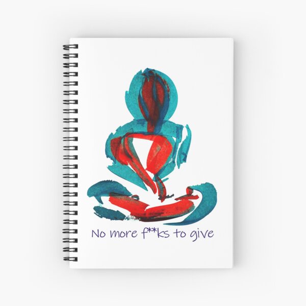 No more f**ks to give Spiral Notebook