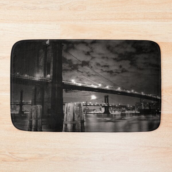 Item preview, Brooklyn Bridge Lit Up at Night designed and sold by BritishYank.