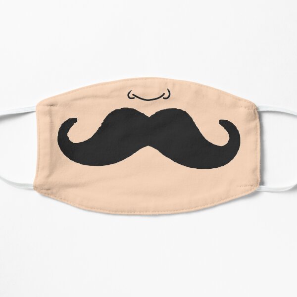 Moustache Flat Mask