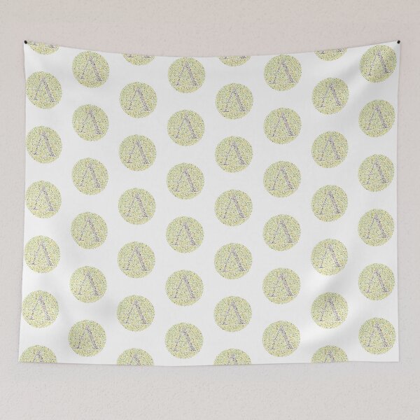 Item preview, Lambda Greek Letter Eye Test Circle designed and sold by Cornea-Designs.