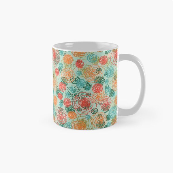 Item preview, Floral sketch seamless pattern on light mint green designed and sold by Yulia Chepurova.