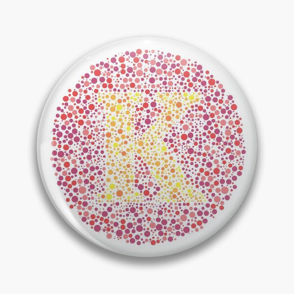 Item preview, Kappa Greek Letter Eye Test Circle designed and sold by Cornea-Designs.