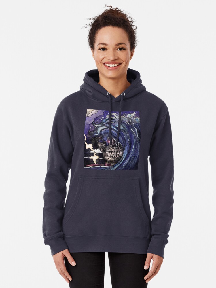 Alternate view of erase. Pullover Hoodie