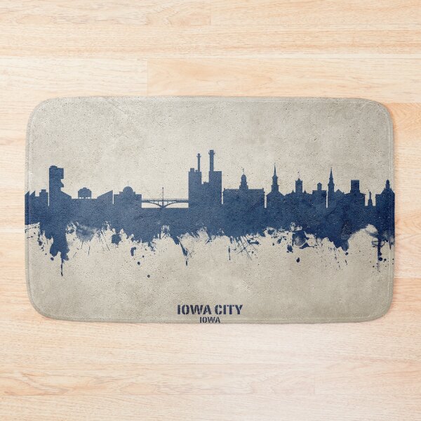 Artikelvorschau, Iowa City Iowa Skyline entworfen und verkauft von ArtPrints.