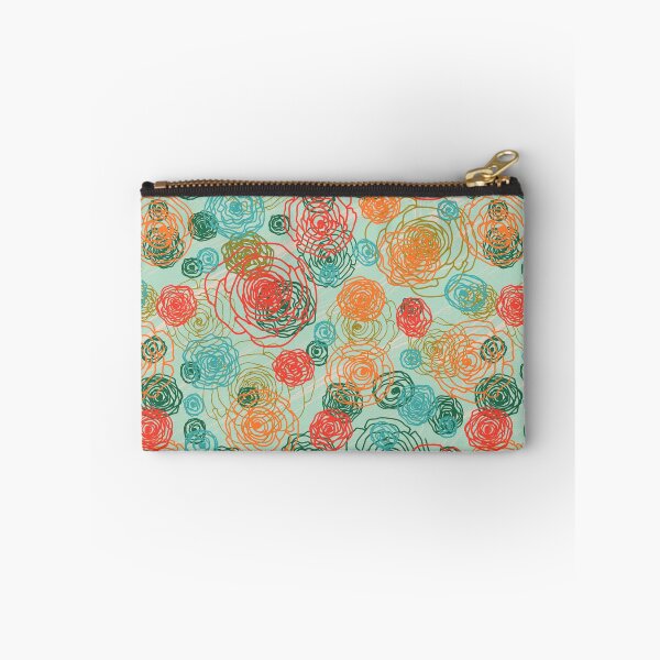 Item preview, Floral sketch seamless pattern on light mint green designed and sold by Yulia Chepurova.