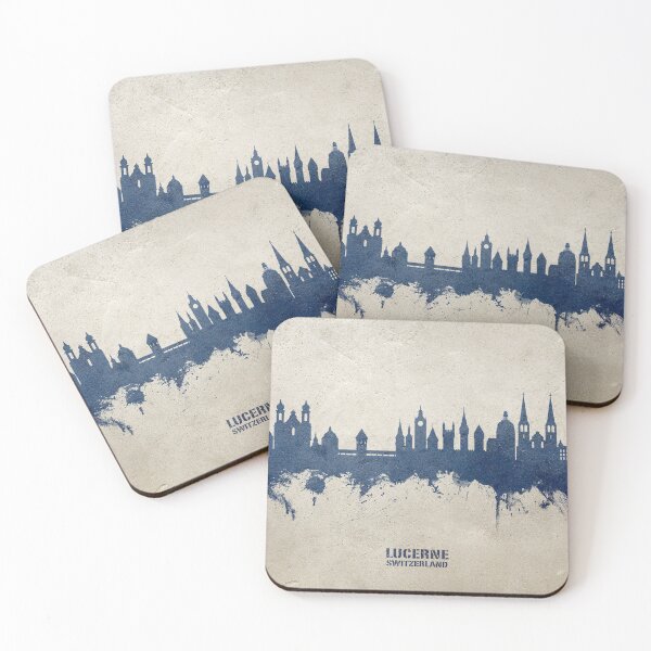 Item preview, Lucerne Switzerland Luzern Skyline designed and sold by ArtPrints.