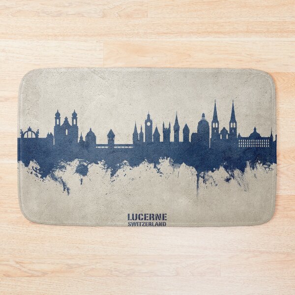 Item preview, Lucerne Switzerland Luzern Skyline designed and sold by ArtPrints.